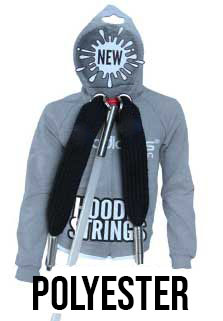 Hoodlaces - Replacment hoodie strings that install in seconds!